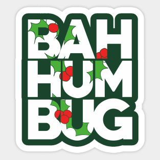 BAH humbug Sticker